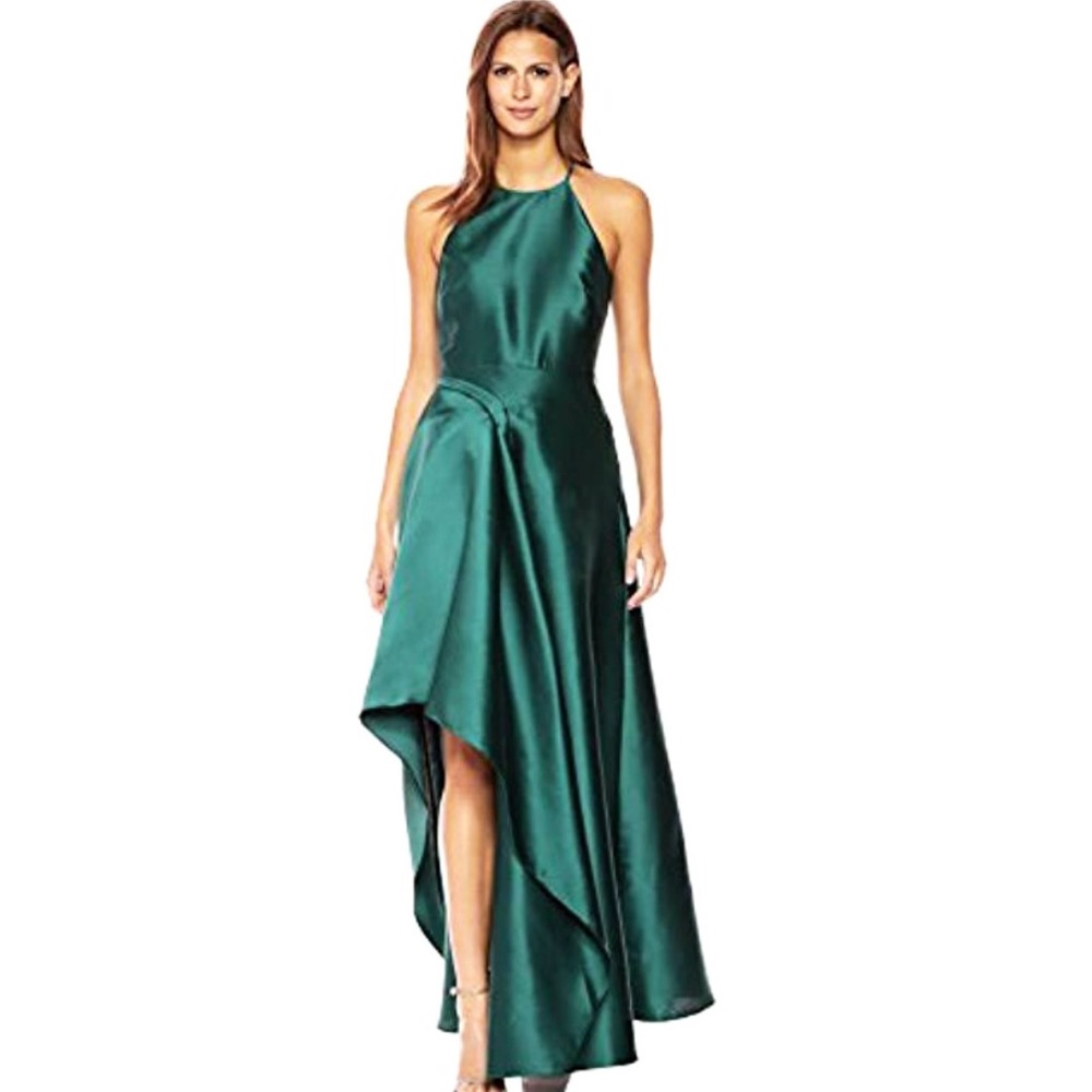 Badgley Mischka high low dress
